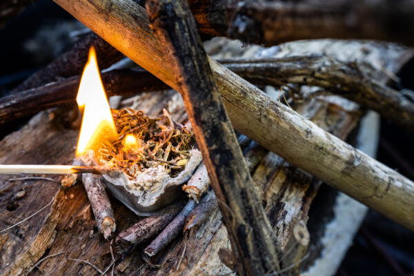 campfire closeup